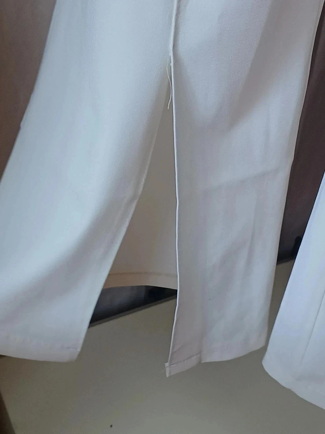 Pantacourt sarouel branco 36 yk2000 vintage – photo 2